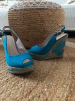 Peeptoes Sommer Sandalen Slingback Italy Gr.36 Baden-Württemberg - Karlsruhe Vorschau