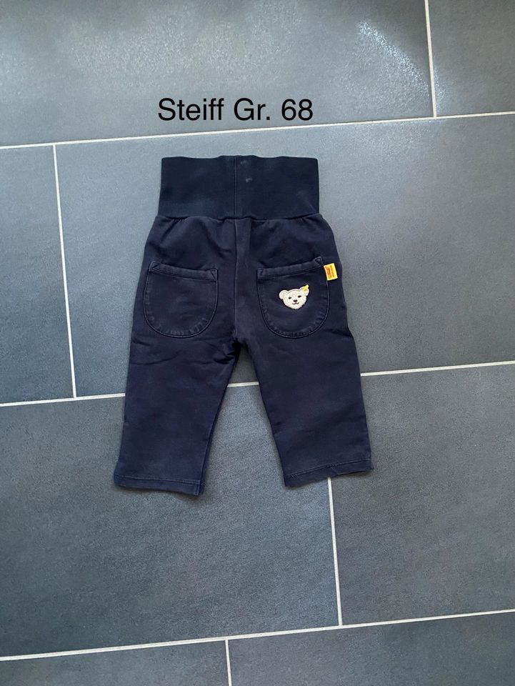 Steiff Gr. 68 Hose Pumphose blau Knickerbocker Marine Jersey in Bohmte