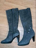 Schuhe Stiefel Winterstiefel grau Absatz Gr. 36 Peter Kaiser Leipzig - Schönefeld-Abtnaundorf Vorschau