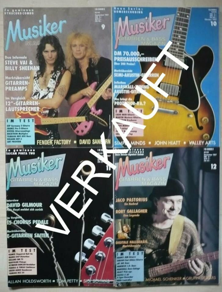 GITARRE & BASS (MUSIKER) Das Musiker Fachmagazin - 1986 bis 2007 in Kulmbach