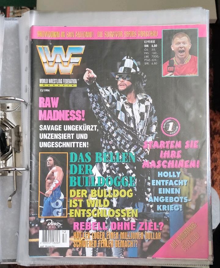 WWF Magazine 1-12/1994 mit Postern - WWE Wrestling in Schwarzenberg (Erzgebirge)