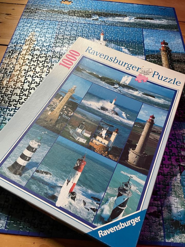 1000 Teile Ravensburger Puzzle Leuchtturm/ Meer in Berlin