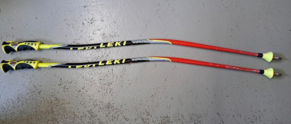 Leki Skistöcke 100 cm mit Trigger-System Worldcup Lite in Kammeltal