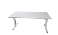 Steelcase höhenverstellbarer Schreibtisch 160x80 silber/weiß Thüringen - Pössneck Vorschau