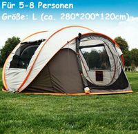Zelt 5-8 Personen Campingzelt Pop-up  Sekundenzelt Wurf Tent NEU Hessen - Weilburg Vorschau