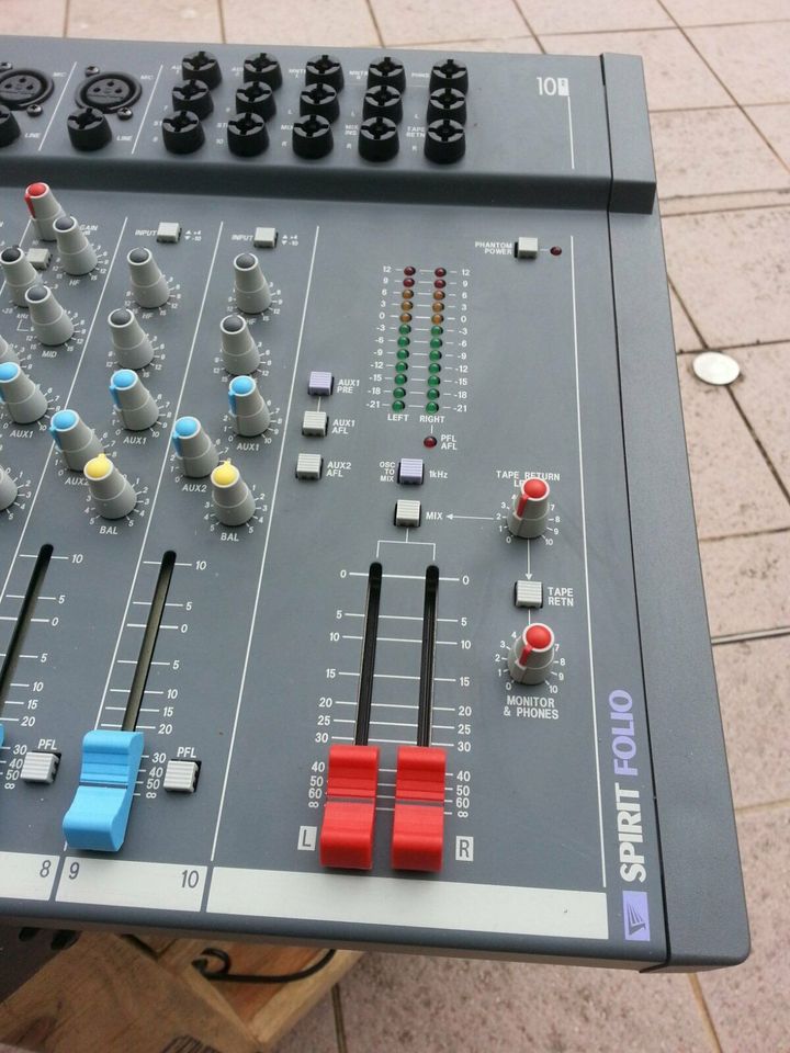 Mixer Soundcraft Spirit Folio 10/2, TOP ! Ink.Versand**,M.i. UK in Bad Königshofen