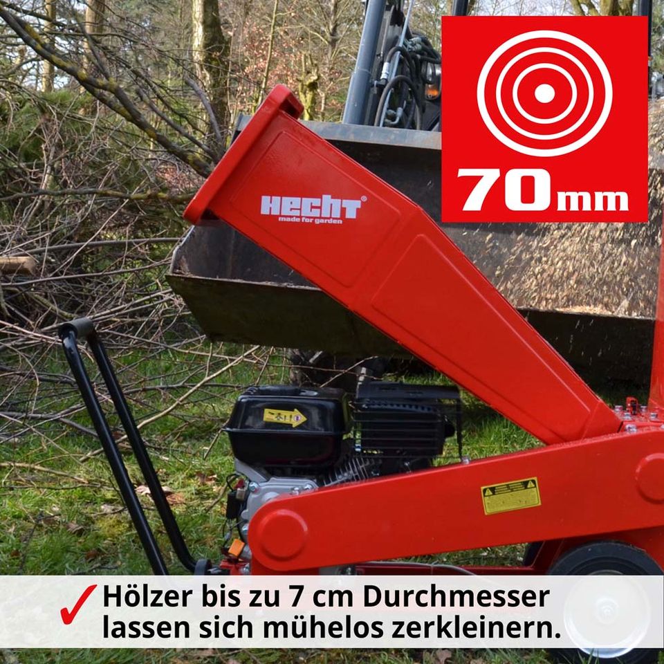 TOP Häcksler Holzschredder Hexler Gartenschredder Holz  Benzin VB in Greven