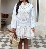 Weiß Creme schickes Luxus Kleid wie Zimmermann Köln - Rodenkirchen Vorschau