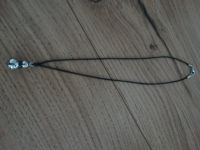 Silberkette mit schwarzem Halsband Niedersachsen - Rastede Vorschau