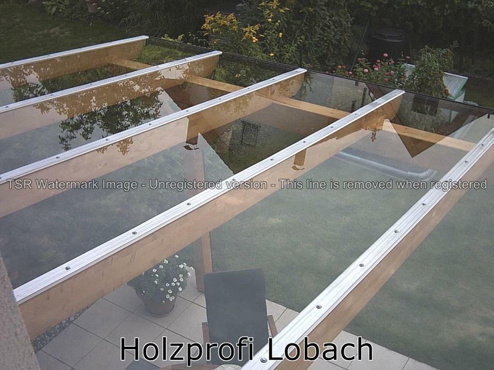 Terrassendach Carport Terassendach Stegplatten Wintergarten Holz in Grevenbroich