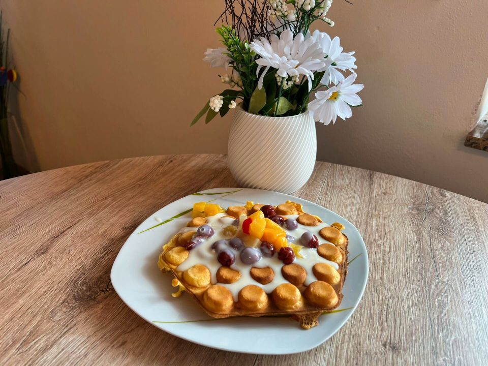 Profi Bubble-Waffeleisen mieten leihen Geburtstag Event in Crostwitz