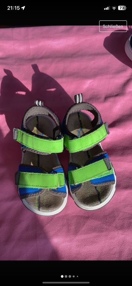 Jungen Sandalen Gr. 26, blau/grün in Forchheim