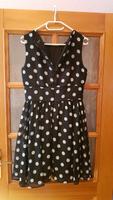 Chiffonkleid mit Polka-Dots Hessen - Hilders Vorschau