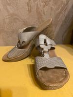Rieker Sandalen mit Absatz, grau Gr. 41, antistress Bayern - Auerbach in der Oberpfalz Vorschau