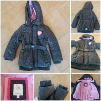 s.Oliver Winterjacke Steppjacke Mädchen Gr 104 anthrazit rosa Nordrhein-Westfalen - Büren Vorschau