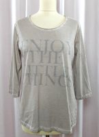 BRAX Damen T-Shirt 3/4 Arm Metallic-Print Rundhals Grau Gr. 40 Hessen - Herleshausen Vorschau