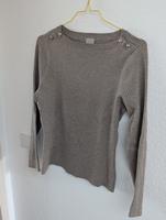 H&M Pullover taupe mit silbernen Knöpfen Gr. M Berlin - Rosenthal Vorschau