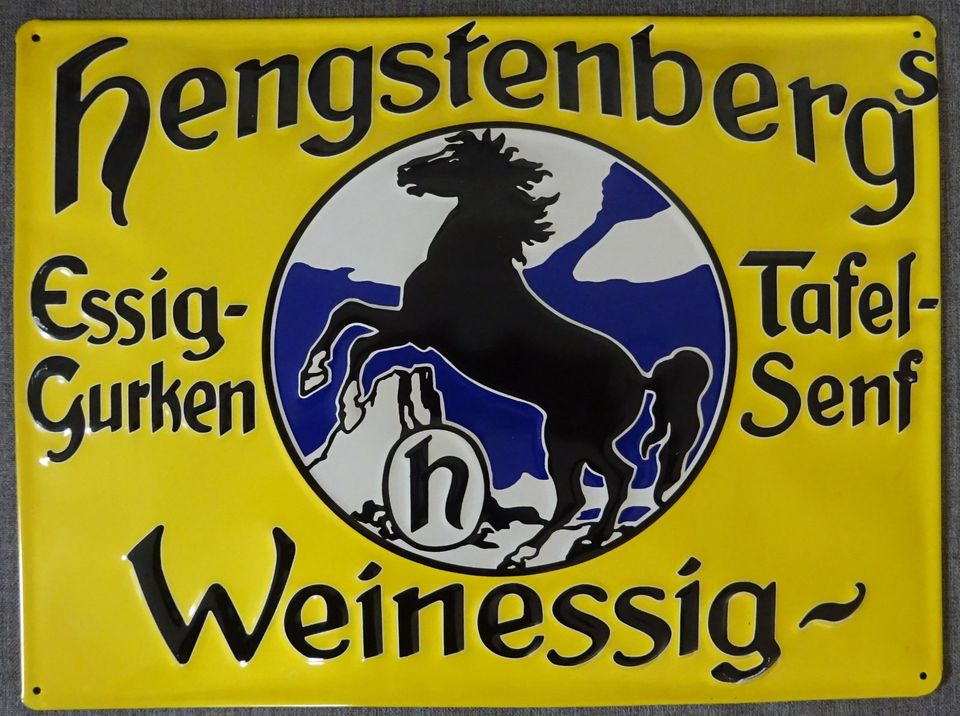 Blechschild Nostalgie Hengstenberg 40x30 cm in Pforzheim