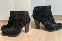 Zara Basic High Heel-Stiefeletten – schwarz, bestickt, Gr. 37 Stuttgart - Stuttgart-Ost Vorschau