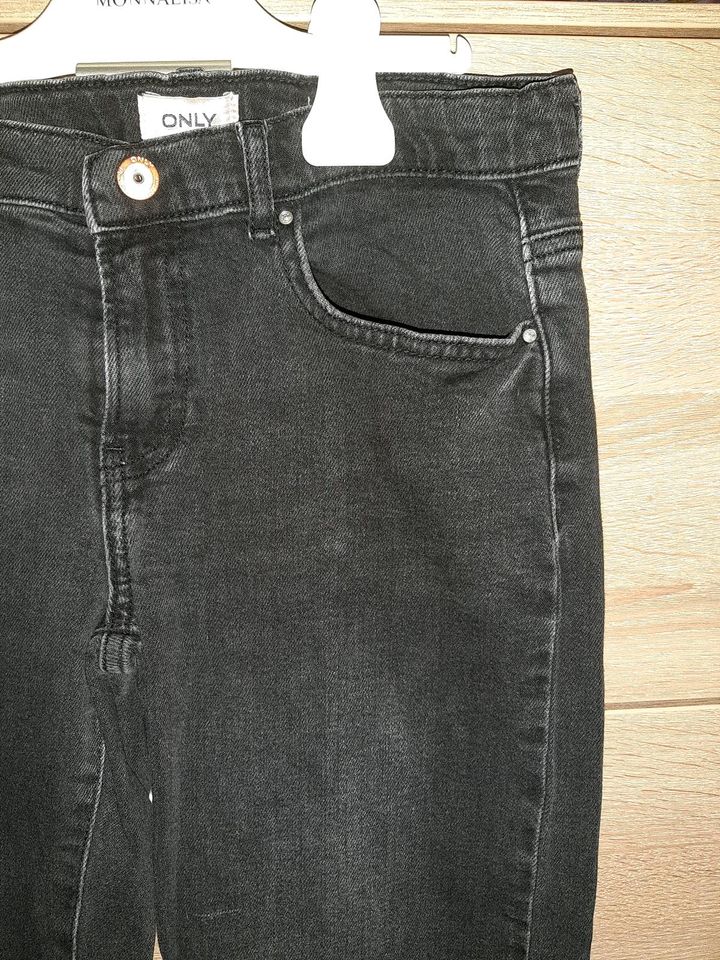 Only Kids Jeans schwarz gr 158 in Untergriesbach