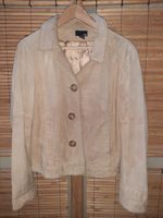 H&M Wild-Leder-Jacke - Echt Leder - Gr.42 - beige Friedrichshain-Kreuzberg - Friedrichshain Vorschau