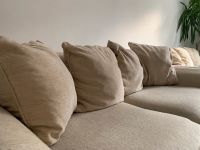 Couch Set mit Kissen in beige Sachsen-Anhalt - Halle Vorschau