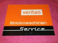 Reklame veritas Strickmaschinen Service Glasschild Thüringen - Zella-Mehlis Vorschau