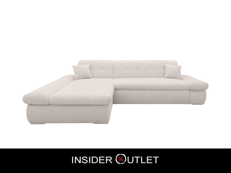 Ecksofa Cord Beige 300x172cm Schlaffunktion Cordsofa Schlafsofa in Köln