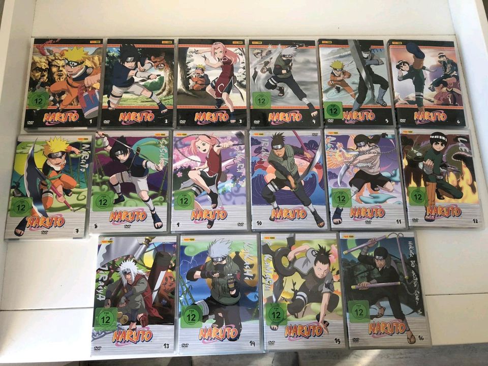 Naruto DVD Sammlung Vol. 1-16 in Karlsruhe