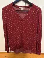 Esprit Bluse dunkelrot bordeaux mit Blümchen Größe 38 Nordrhein-Westfalen - Rheurdt Vorschau