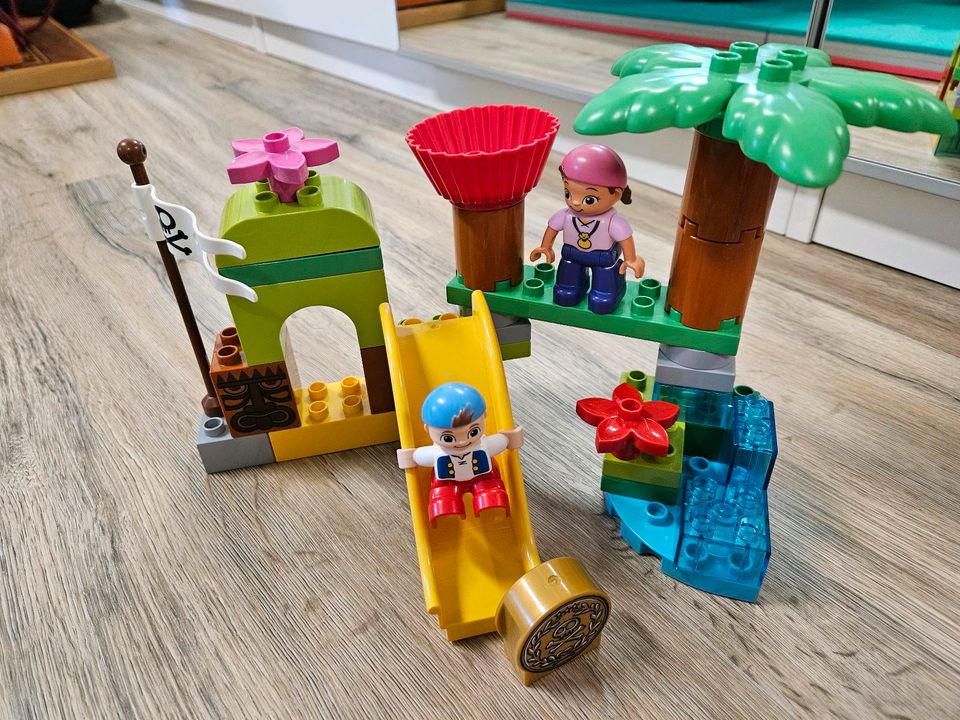 ❤️ Lego Duplo 10513 Nimmerland Versteck Peter Pan komplett in Gundersheim