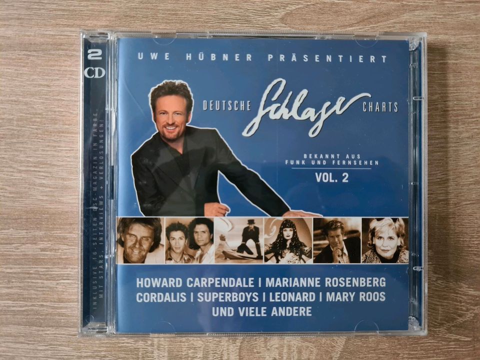 Musik-CD Deutsche Schlager Charts Vol. 2, 2er Set in Freiberg