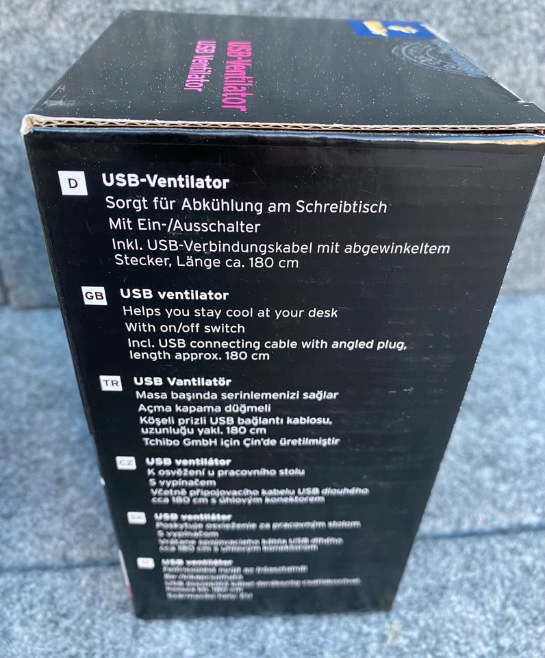 3 x TCM USB Ventilator Blume gelb pink unbenutzt in OVP in Bamberg