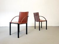 1/6 ital. Stühle Leder Carlo Bartoli Matteo Grassi Chairs 1980 Mitte - Tiergarten Vorschau