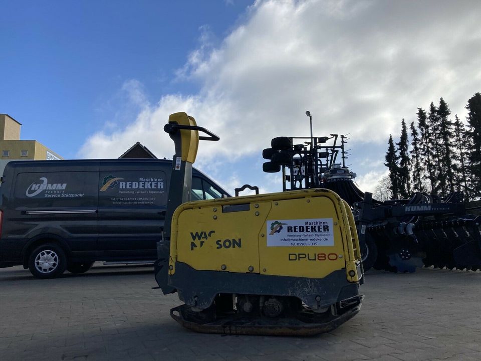 (Vermietung) Wacker Neuson DPU80 Rüttelplatte Rüttler 750 kg in Klein Berßen