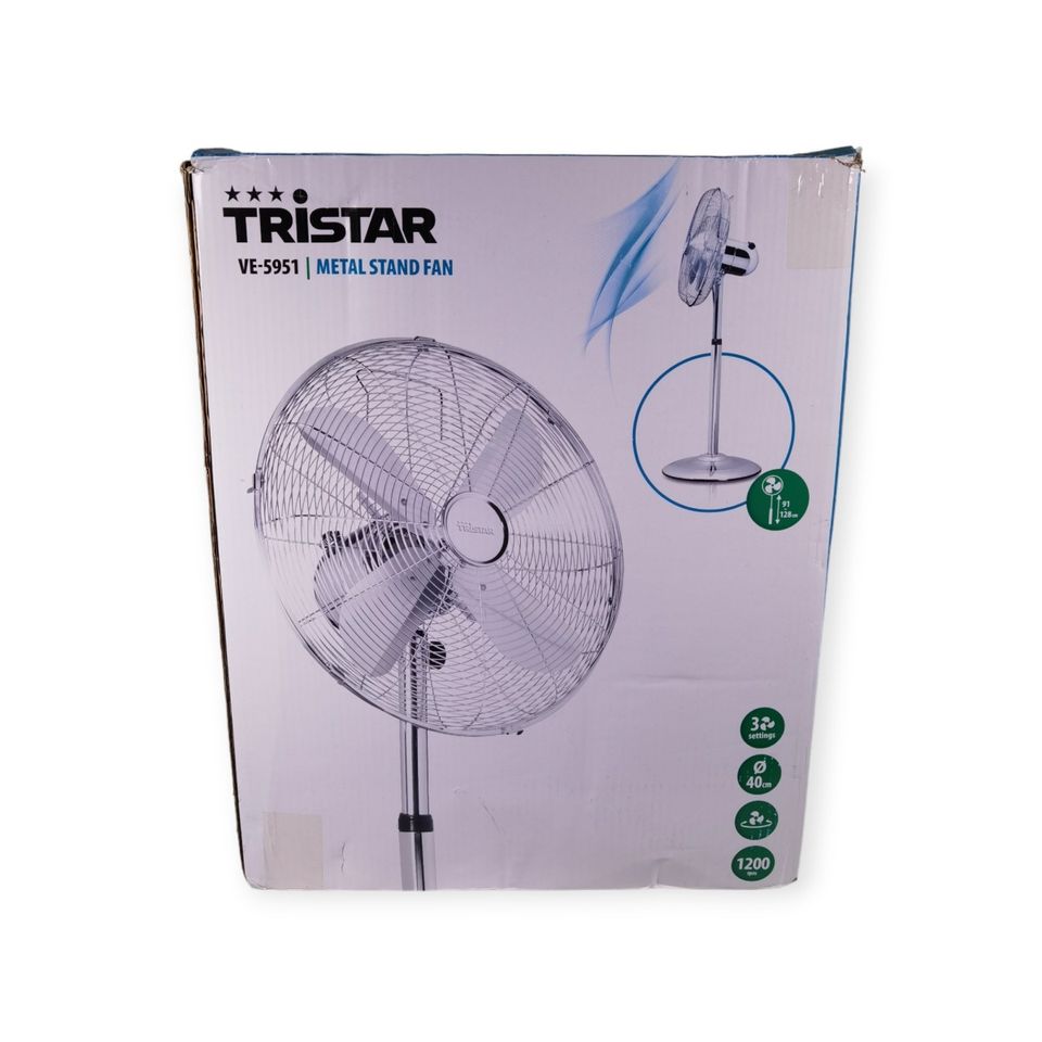 Tristar VE-5951 Standventilator Chrom Silber 40cm 3 Stufig A01 in Hamburg