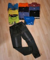 Jogger-Jeans + 10 Shirts Gr.140/146/152 Nordrhein-Westfalen - Lindlar Vorschau