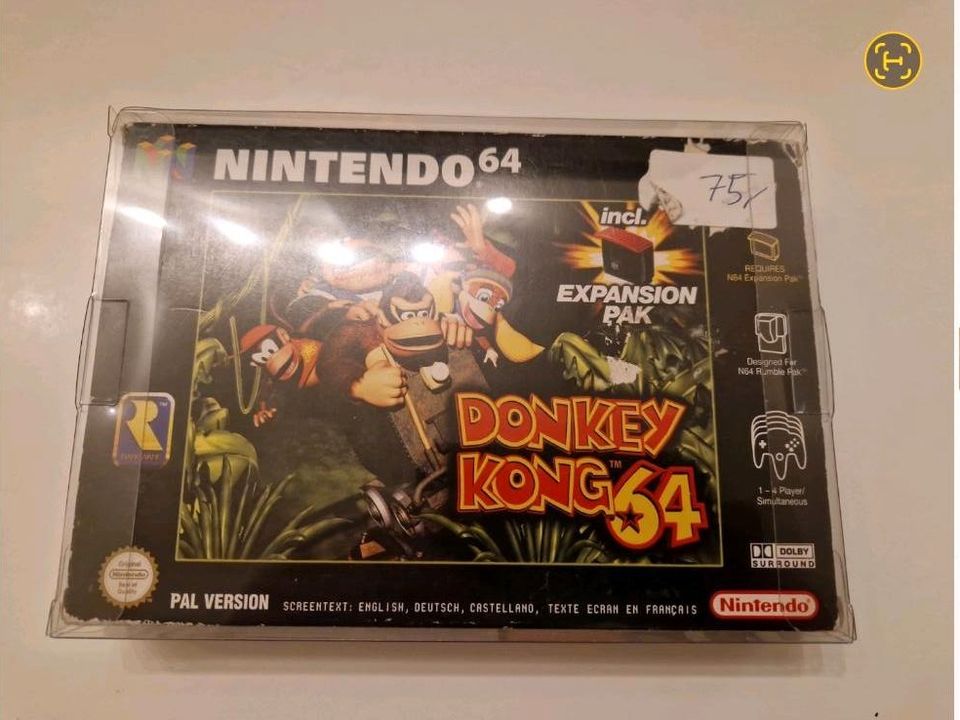 Nintendo N64 Donkey Kong N64 inkl. Memory Expansion Pak in Kiel