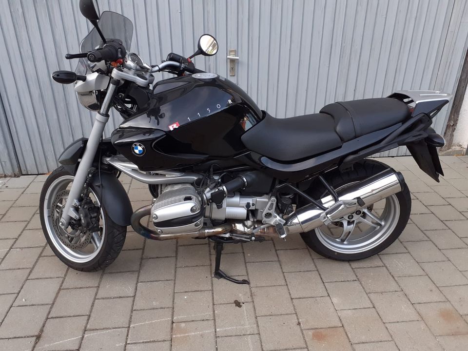 BMW 1150R in schwarz mit 2x BMW Koffer und Windschild in Bayern -  Weißenhorn | Motorrad gebraucht kaufen | eBay Kleinanzeigen ist jetzt  Kleinanzeigen