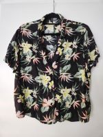 Bluse H&M 40 L schwarz bunt weiß gelb rosa Blumen Dschungel TOP Baden-Württemberg - Mannheim Vorschau