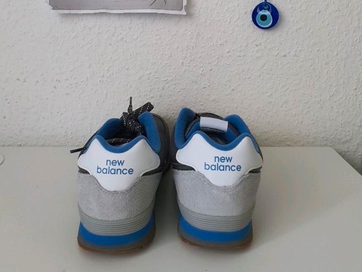 New Balance Ungetragen Neu Schuhe Gr 38,5 UVP100€ Grau Blau Leder in Bochum