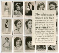 15 alte Sammelbilder Die schönsten Frauen der Welt 1929 - 1932 Schleswig-Holstein - Norderstedt Vorschau