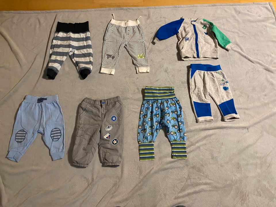 Baby Jogginghose, Paket, 6 Stück, Größe 74 in Hainburg