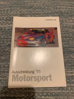 Porsche Ausschreibung '95 Motorsport Broschüre Baden-Württemberg - Karlsruhe Vorschau