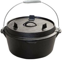 Dutch Oven 9 qt ohne Füße Feuertopf Gusseisen + Deckel-Heber Dortmund - Brackel Vorschau