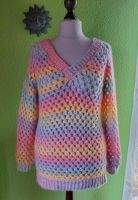 Wunderschöner Pullover, Sommerpulli, Mohair gehäkelt *handmade* Hessen - Maintal Vorschau