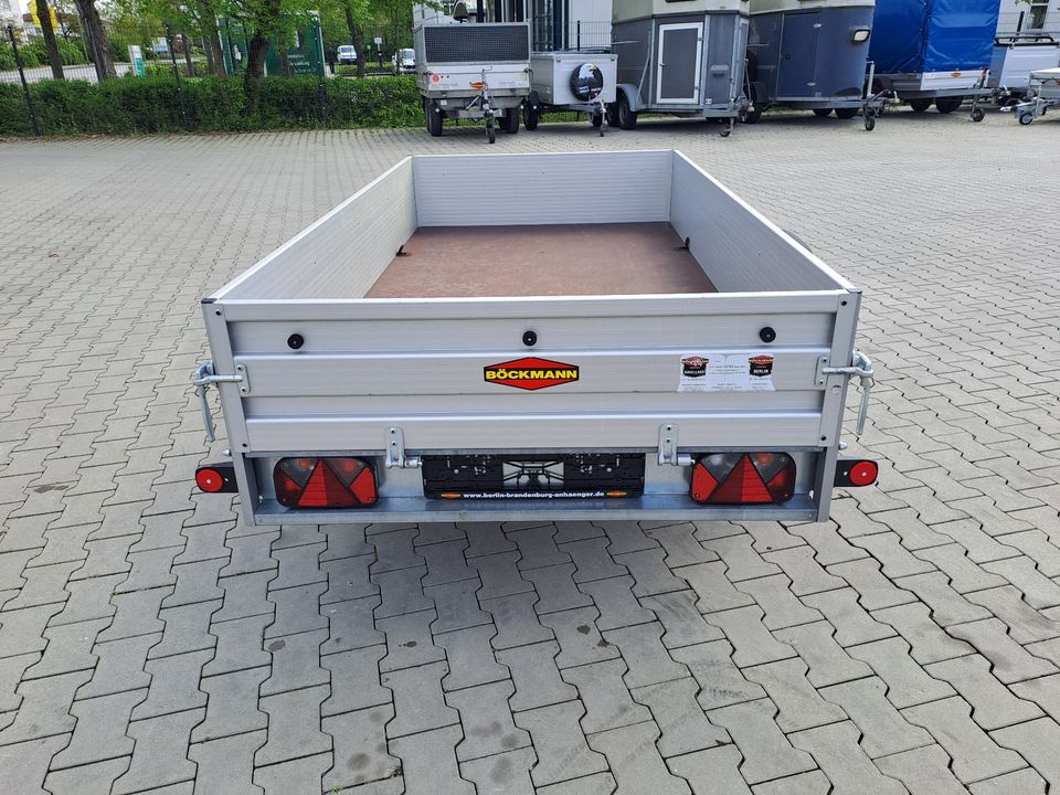 Böckmann Alu Pkw Anhänger 1350 kg 250 x 130cm, gebraucht in Potsdam