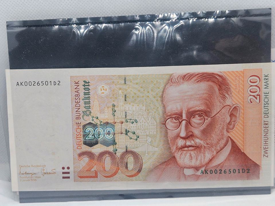 100 - 200 - 500 DM Geldscheine / Banknoten. Top. Fest Preis. in Wiesbaden