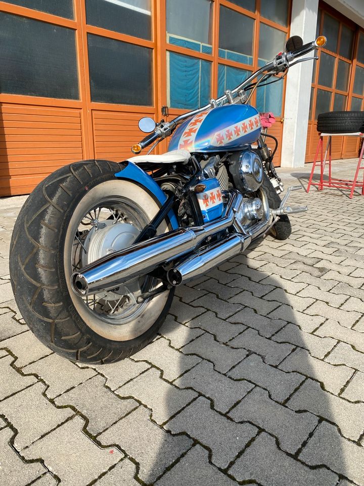 Yamaha, Custombike, XVS, 650, Drag Star, 1.Hand, 14800km in Langquaid