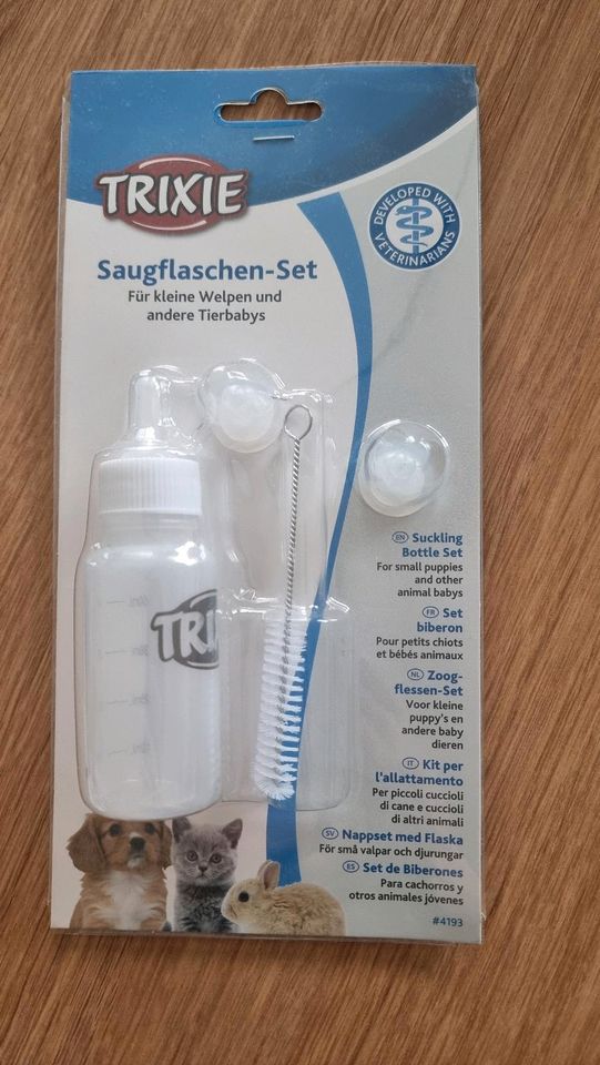 Trixie Saugflaschen-Set Welpen und andere Tierbabys NEU in Dillingen (Donau)